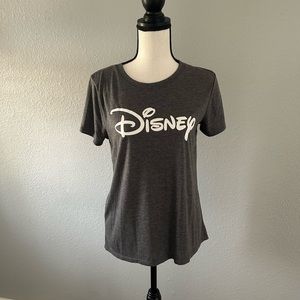 Disney Gray Graphic Short Sleeve Summer Festive Tee